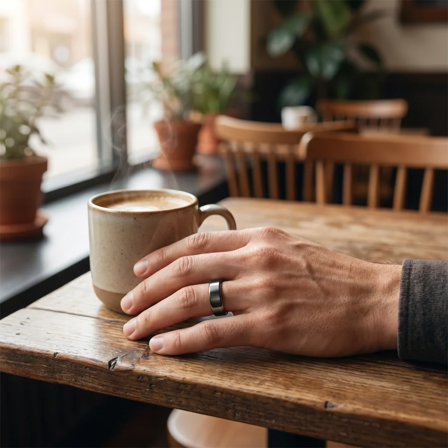 Récupération après le sport suivie par la bague KEORA